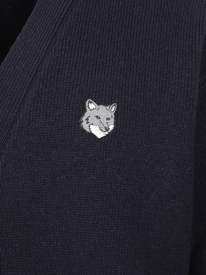 Maison Kitsuné Comfort Fit Milano Lambswool Cardigan