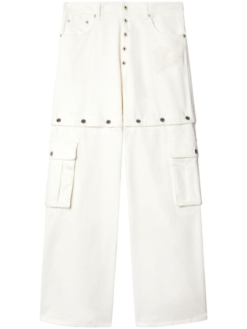 Off-White Baggy-Fit Jeans With Logo