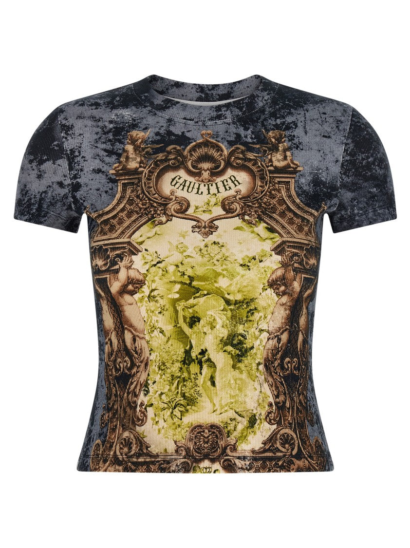 Jean Paul Gaultier 'The Blue Médaillon' T-Shirt
