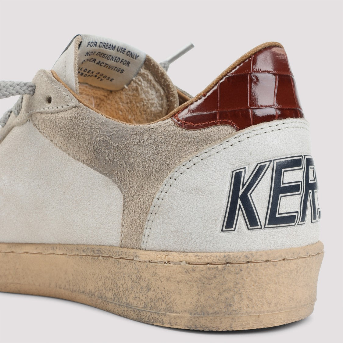 Golden Goose White Cow Leather Ballstar Sneakers