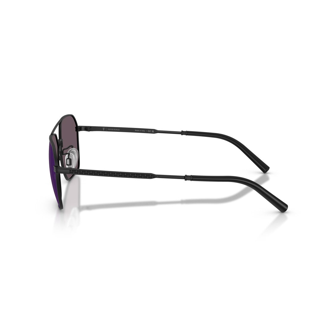 Oliver Peoples 0Ov1377s Rectangular Steel Frame Sunglasses With Double Bridge Design