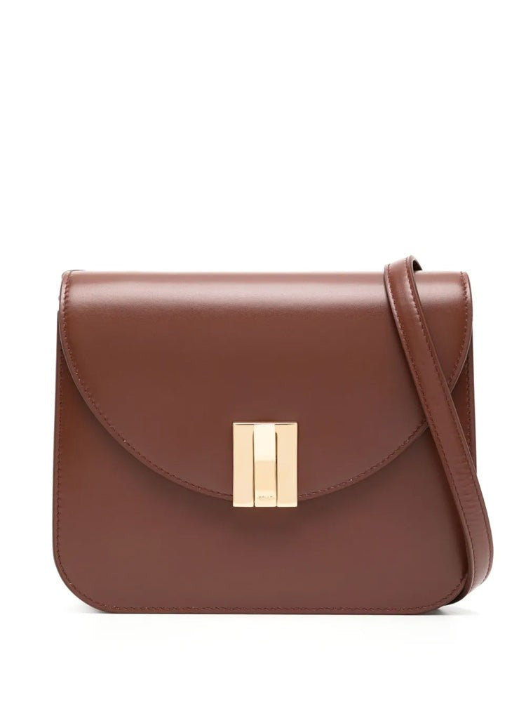 Bally Structured Crossbody Bag With Polished Gold Hardware
