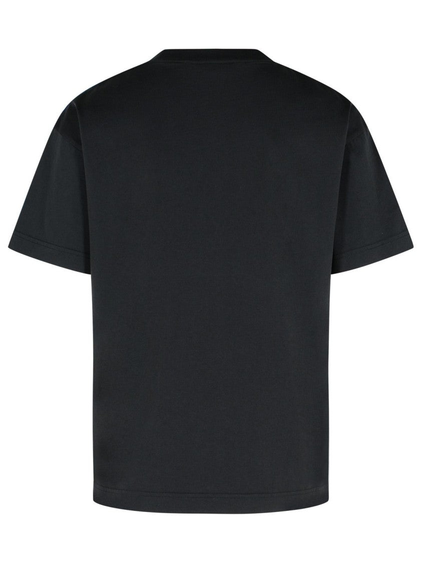 Palm Angels Paxlatimes' Black Cotton T-Shirt
