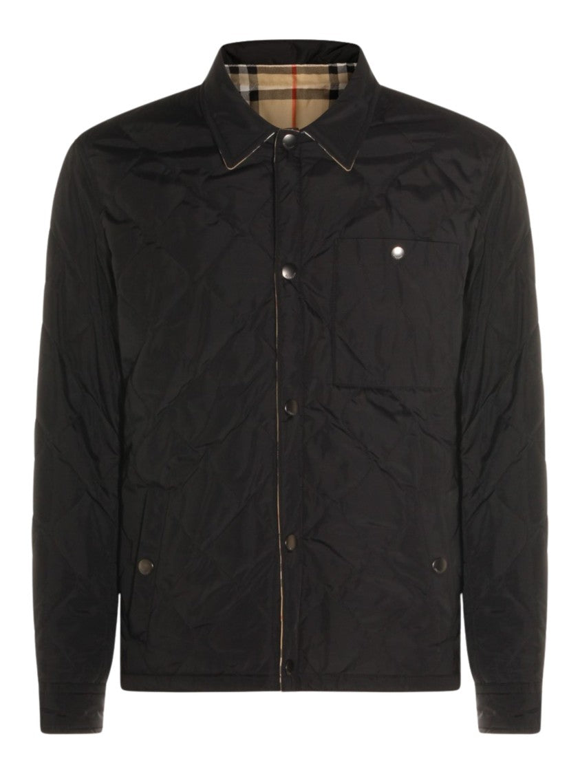 Burberry Black Reversible Quilted Jacket