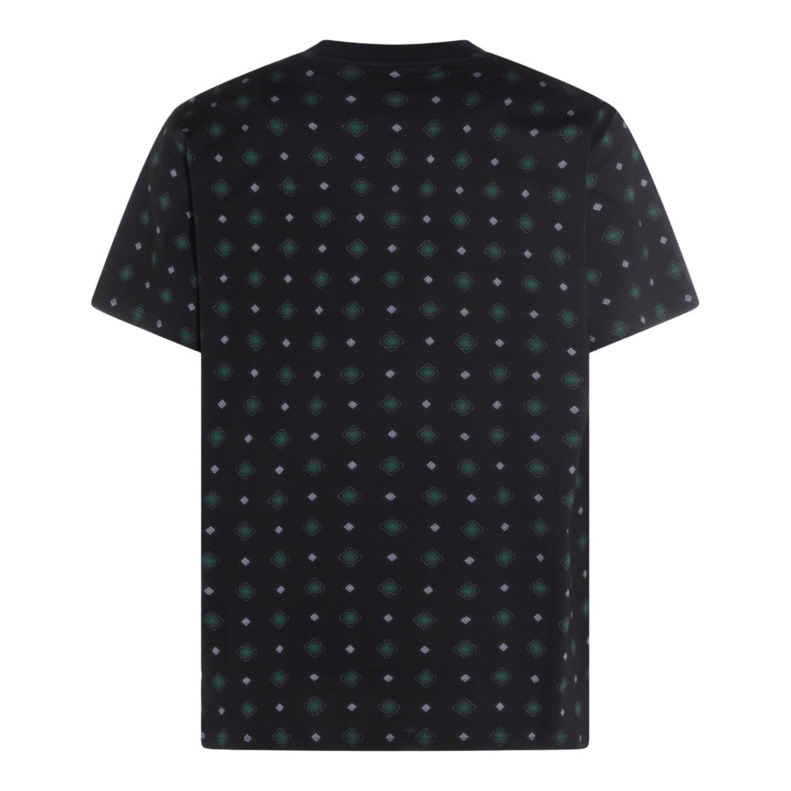 Moschino Short-Sleeve T-Shirt With Teddy Bear Graphic And Diamond Pattern
