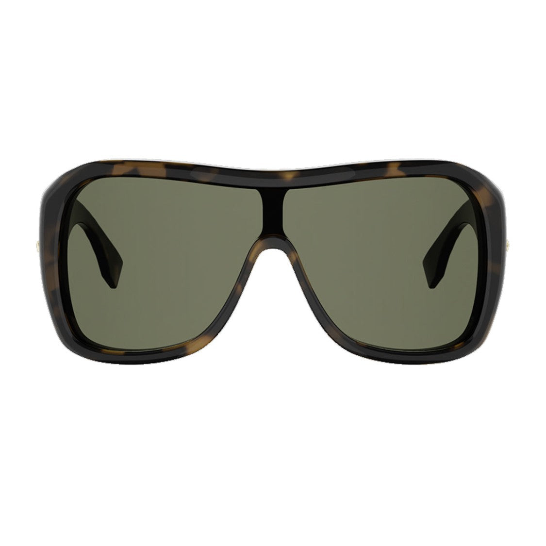 Fendi Havana Screen Oversized Acetate Sunglasses