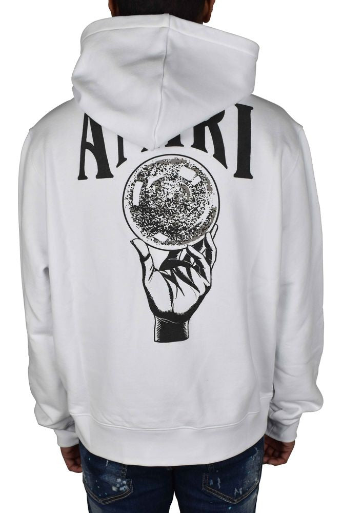 Amiri Graphic Print White Amiri Crystal Ball Hoodie