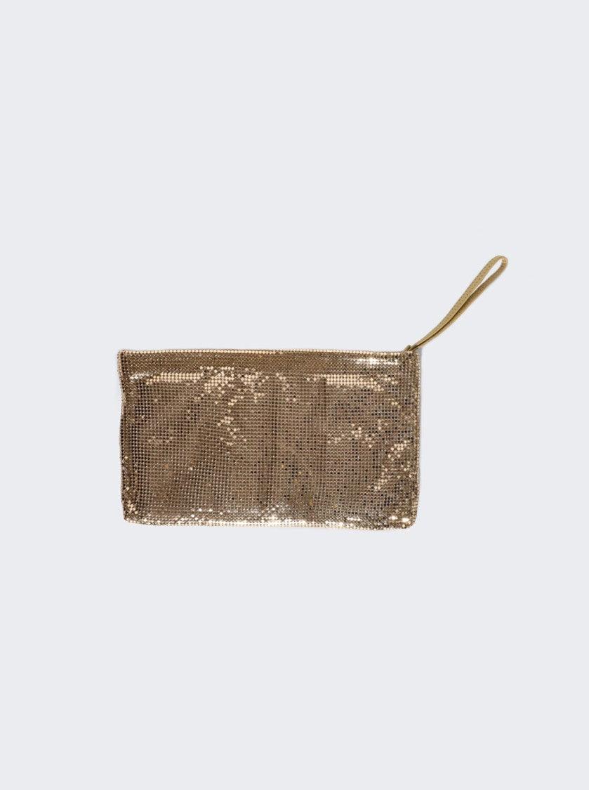Rabanne Mesh Pouch Gold
