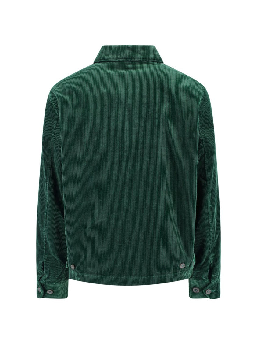 Polo Ralph Lauren Green Wynton Corduroy Cotton Zip Jacket