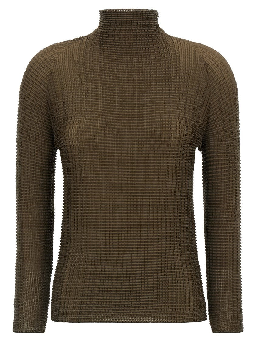 Issey Miyake 'Wooly Pleats-58' Blouse