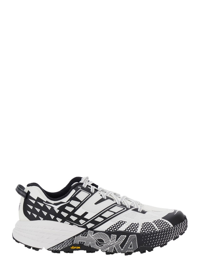 Hoka Breathable Mesh Sneakers With Cushioned Sole