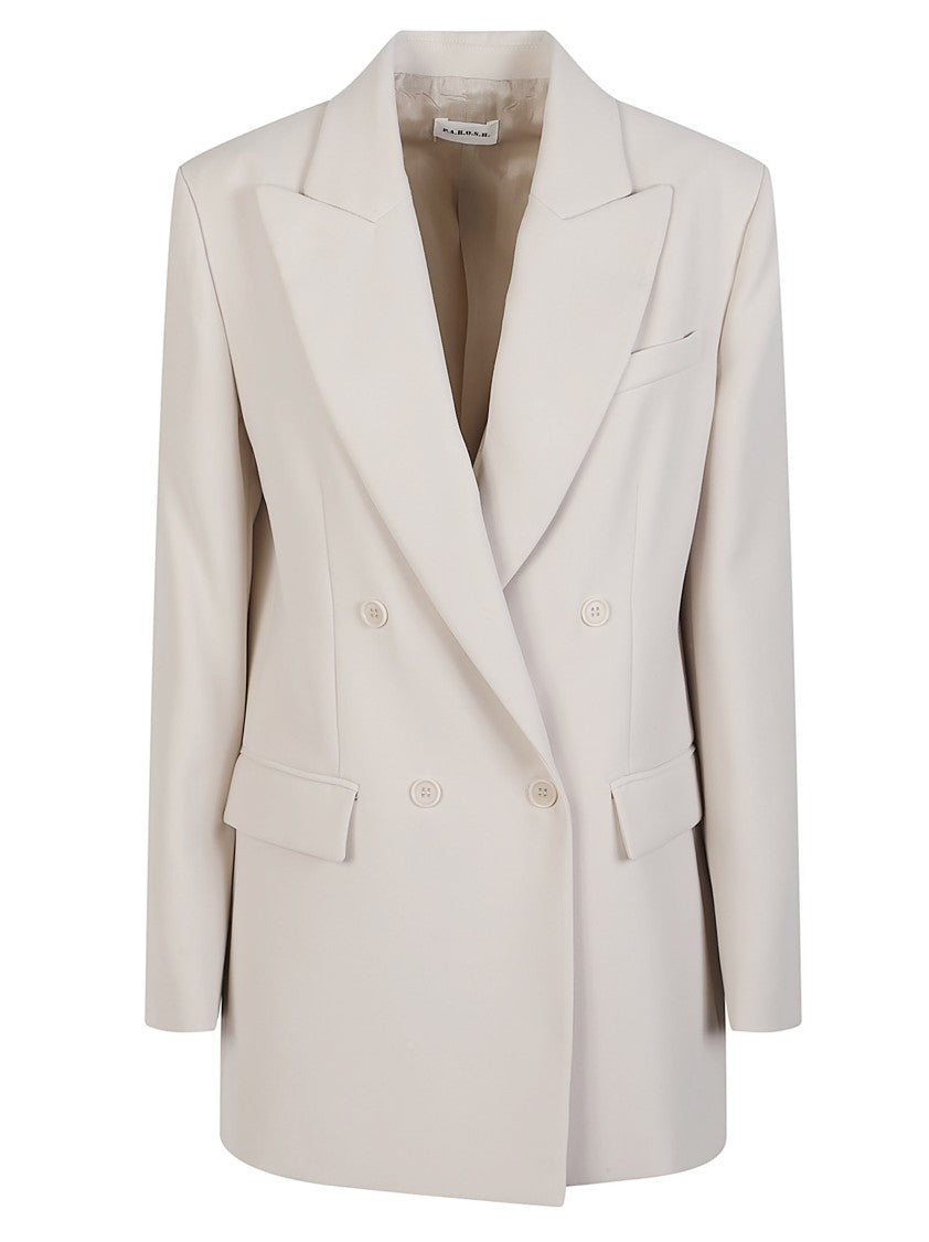 P.A.R.O.S.H. Poker25 Double-Breasted Structured Blazer