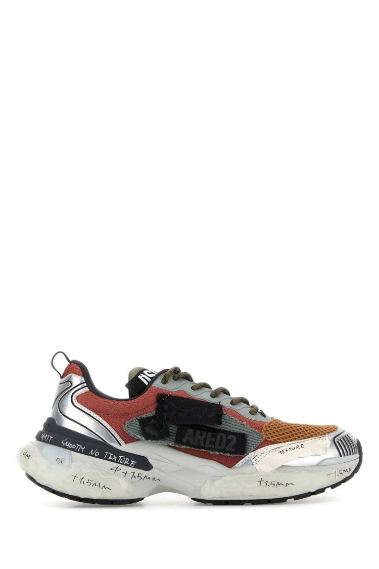 Dsquared2 Multicolor Fabric Sneakers
