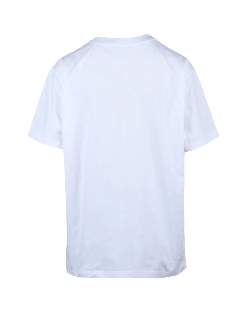 Coperni White Relaxed Fit Organic Cotton T-Shirt