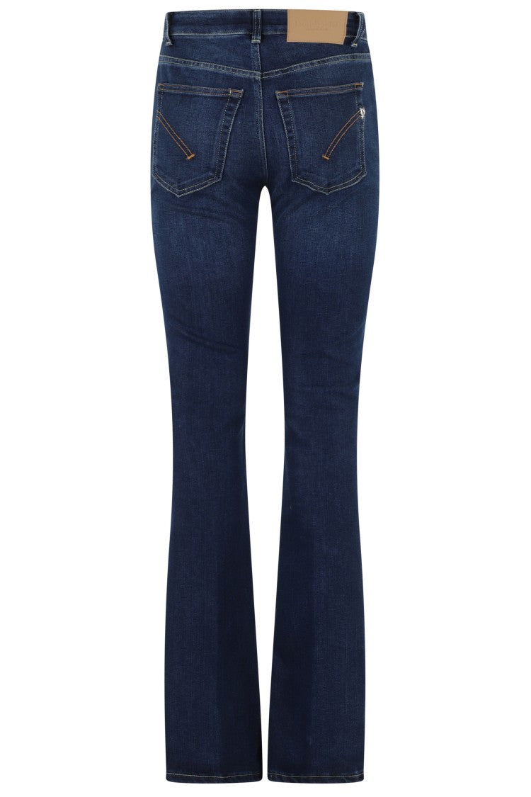 Dondup Medium Rise Flare Jeans