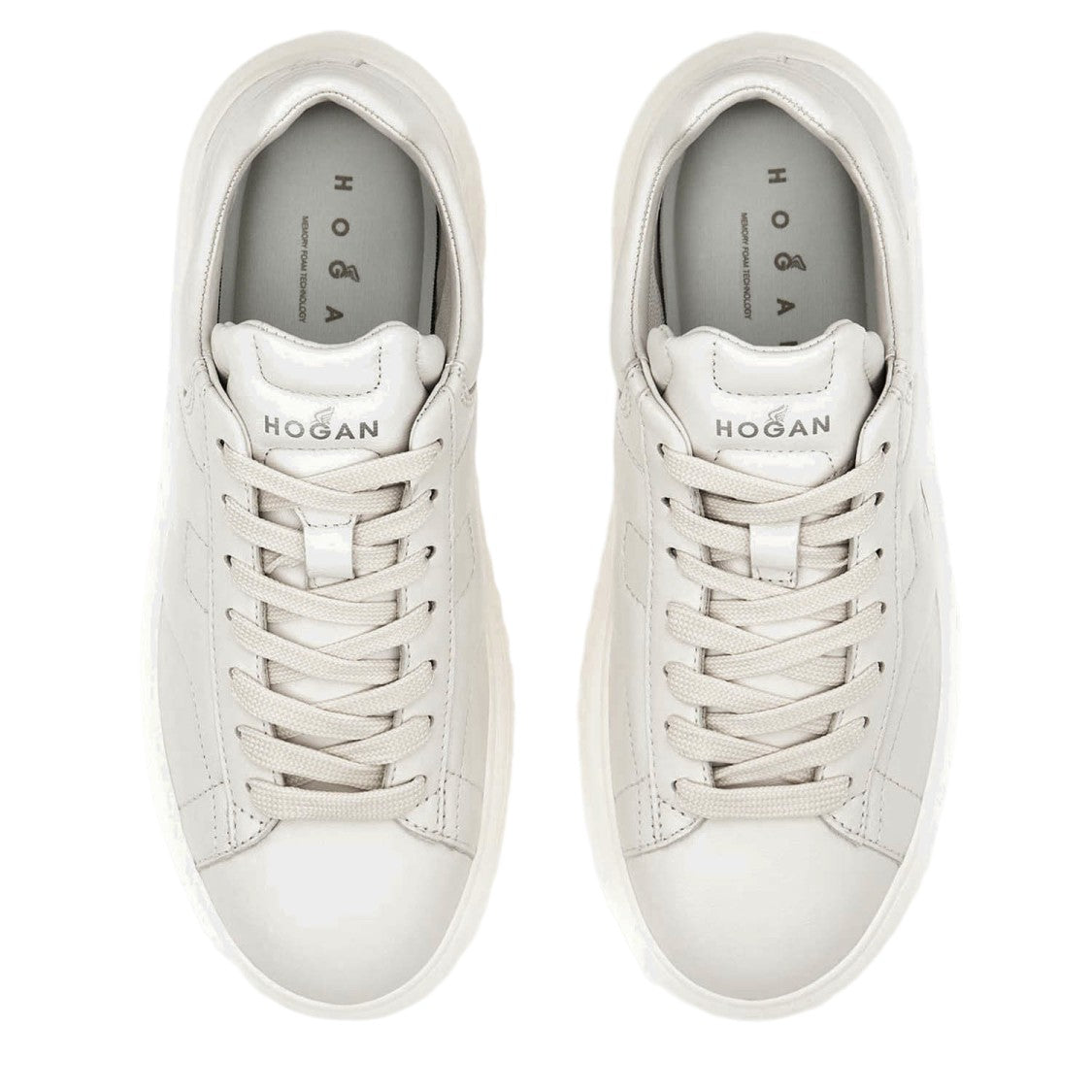 Hogan H-Stripes Leather Sneakers