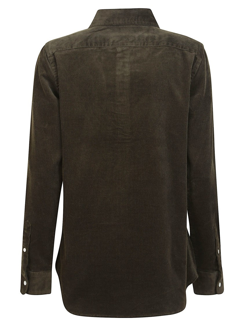 Polo Ralph Lauren Olive Stretch Corduroy Shirt