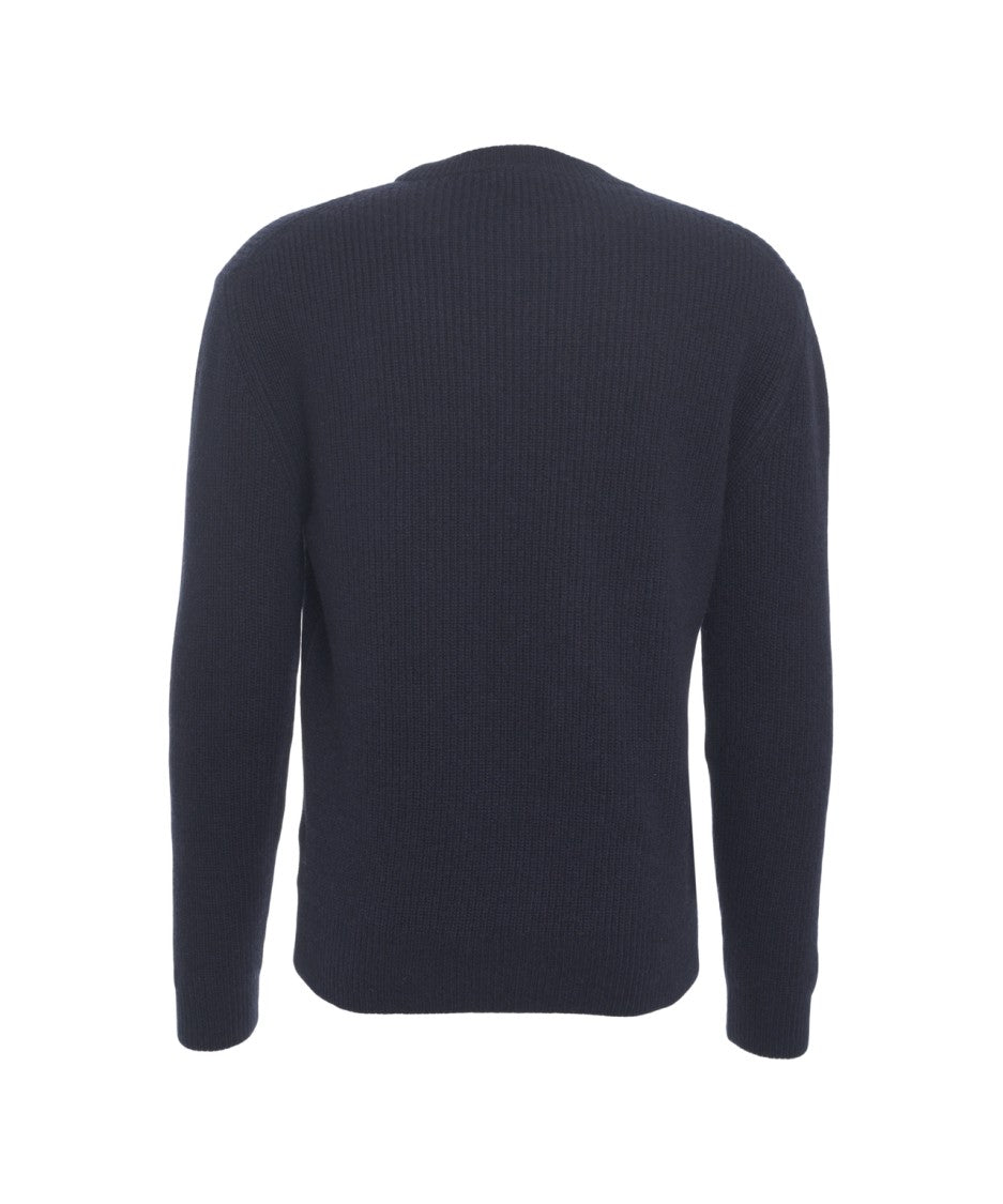 Daniele Fiesoli Ribbed Knit Pullover With Round Neck