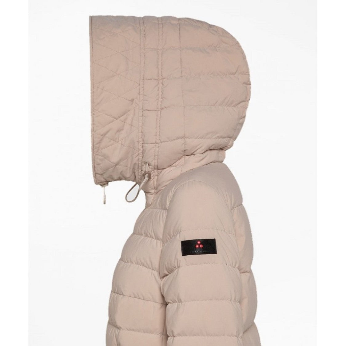 Peuterey Long Quilted Jacket Plush Fox Fur
