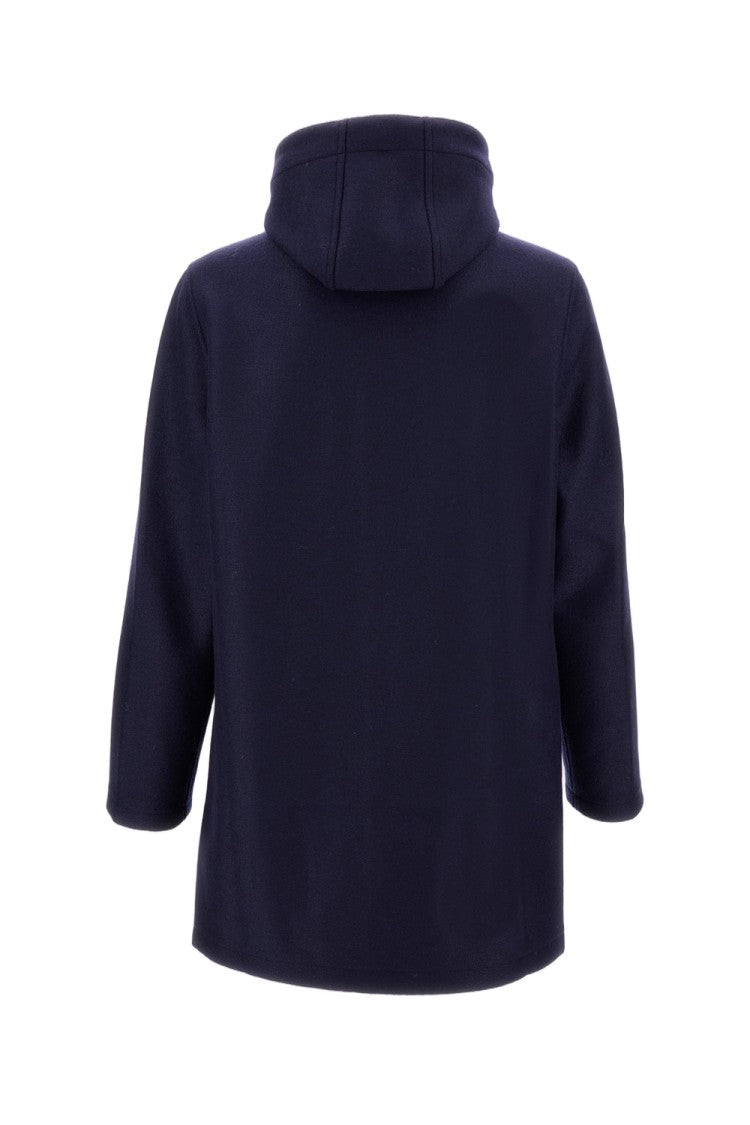 Alpe Piano Structured Blue Coat With Timeless Silhouette