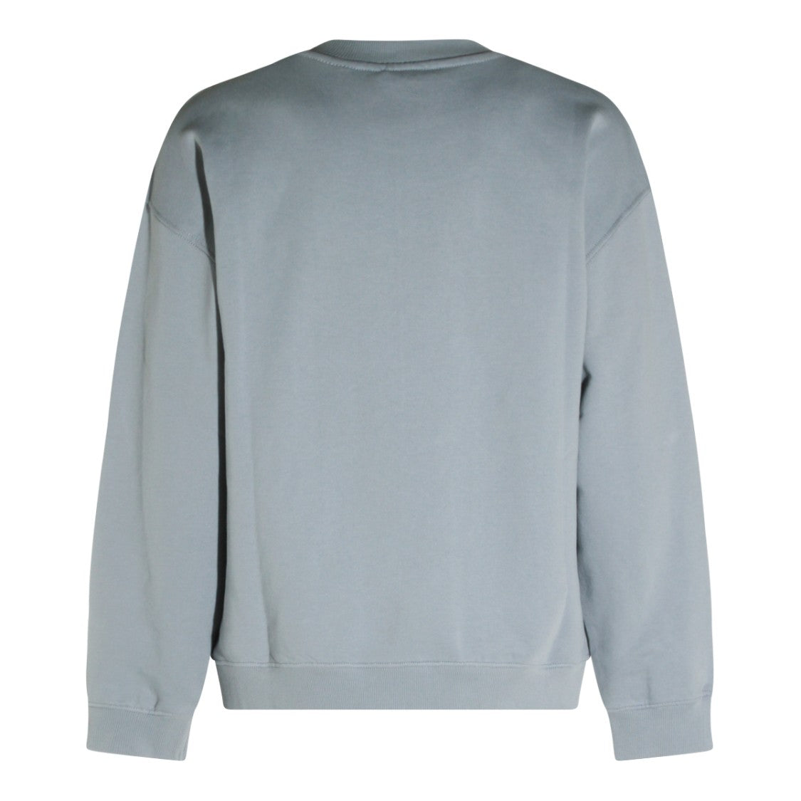 Diesel Powder Blue Cotton Sweatshirt With Bold Graphic Design