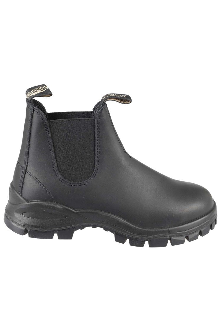 Blundstone Smooth Black Leather Ankle Boots