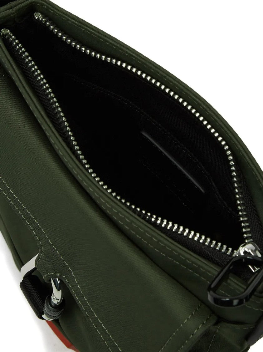 Karl Lagerfeld Black Compact Adjustable Strap Tracolla Bag