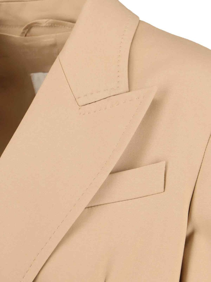 Max Mara "Olimpia" Double-Breasted Blazer – Beige