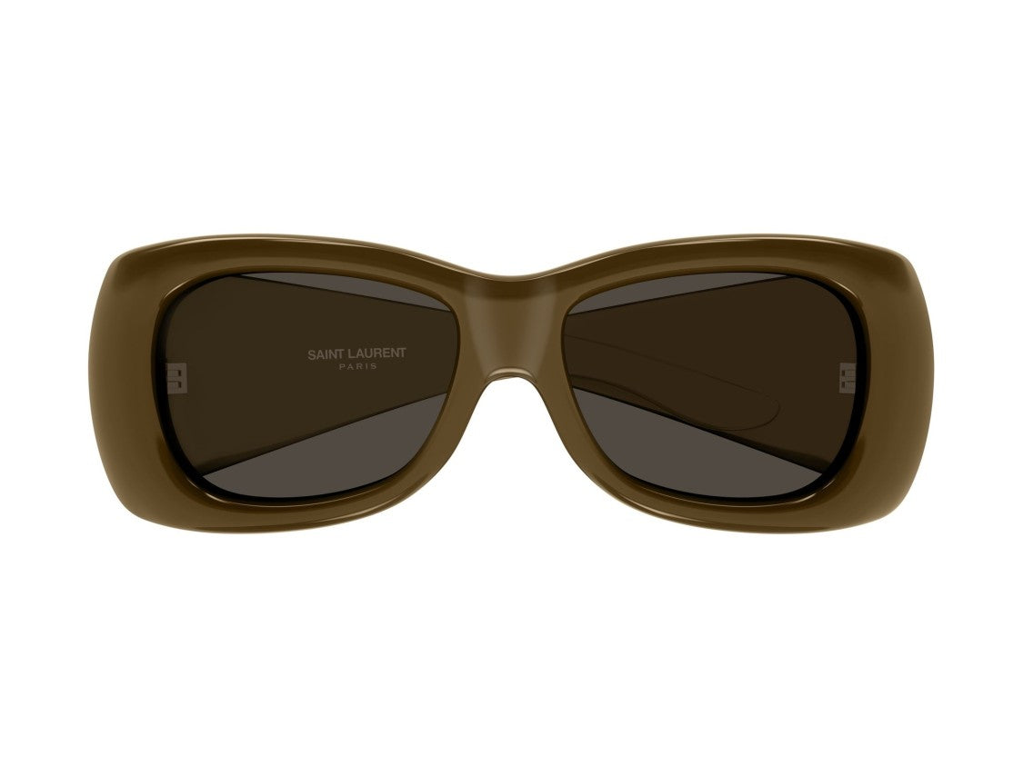 Saint Laurent Sl 901 Howl Glossy Oversized Square Sunglasses