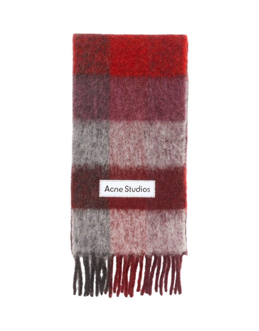 Acne Studios Red Vally Scarf