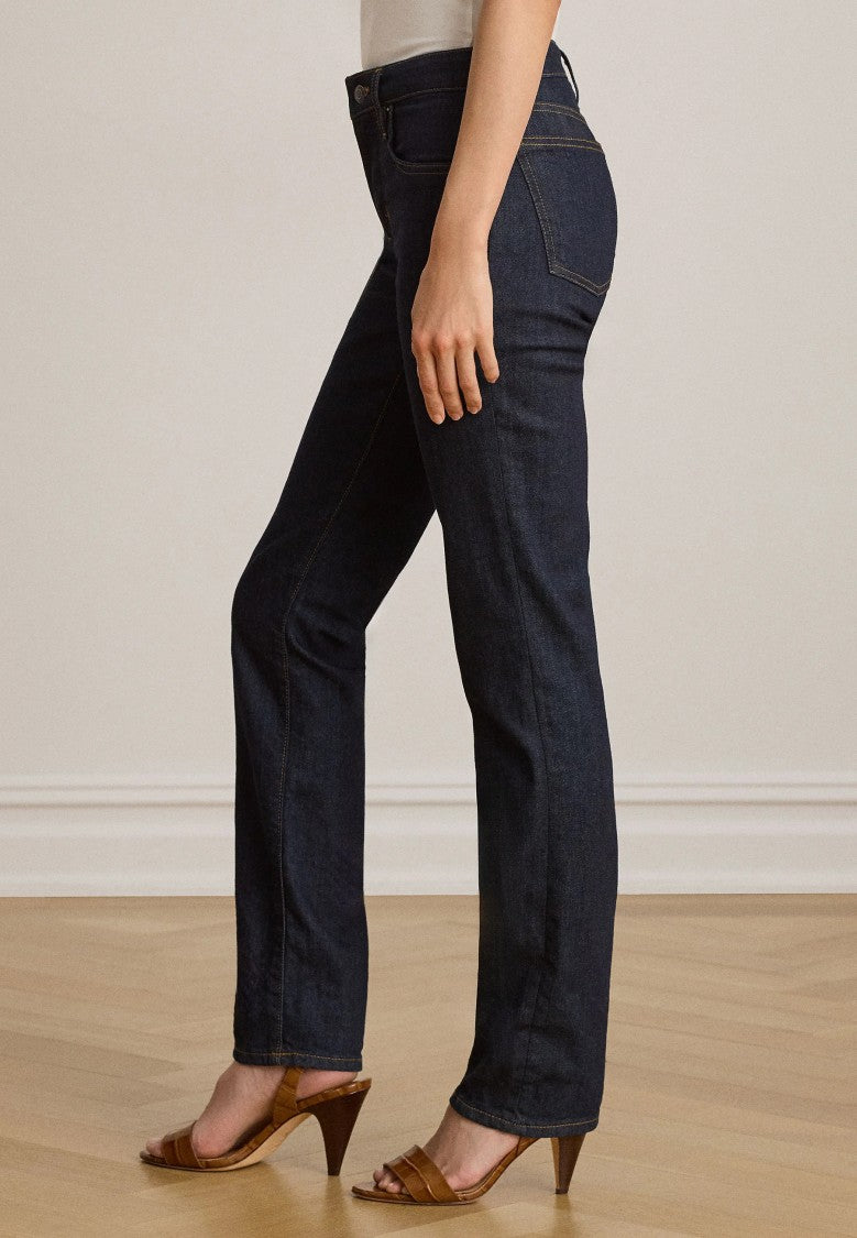 Lauren Ralph Lauren Straight-Leg Mid-Rise Jeans