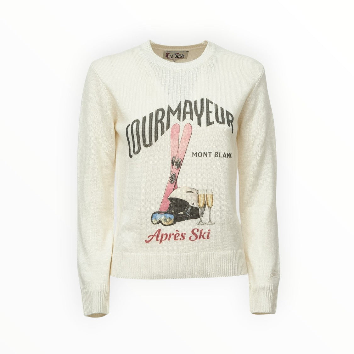 Mc2 Saint Barth New Queen Print Courmayeur Cashmere Sweater