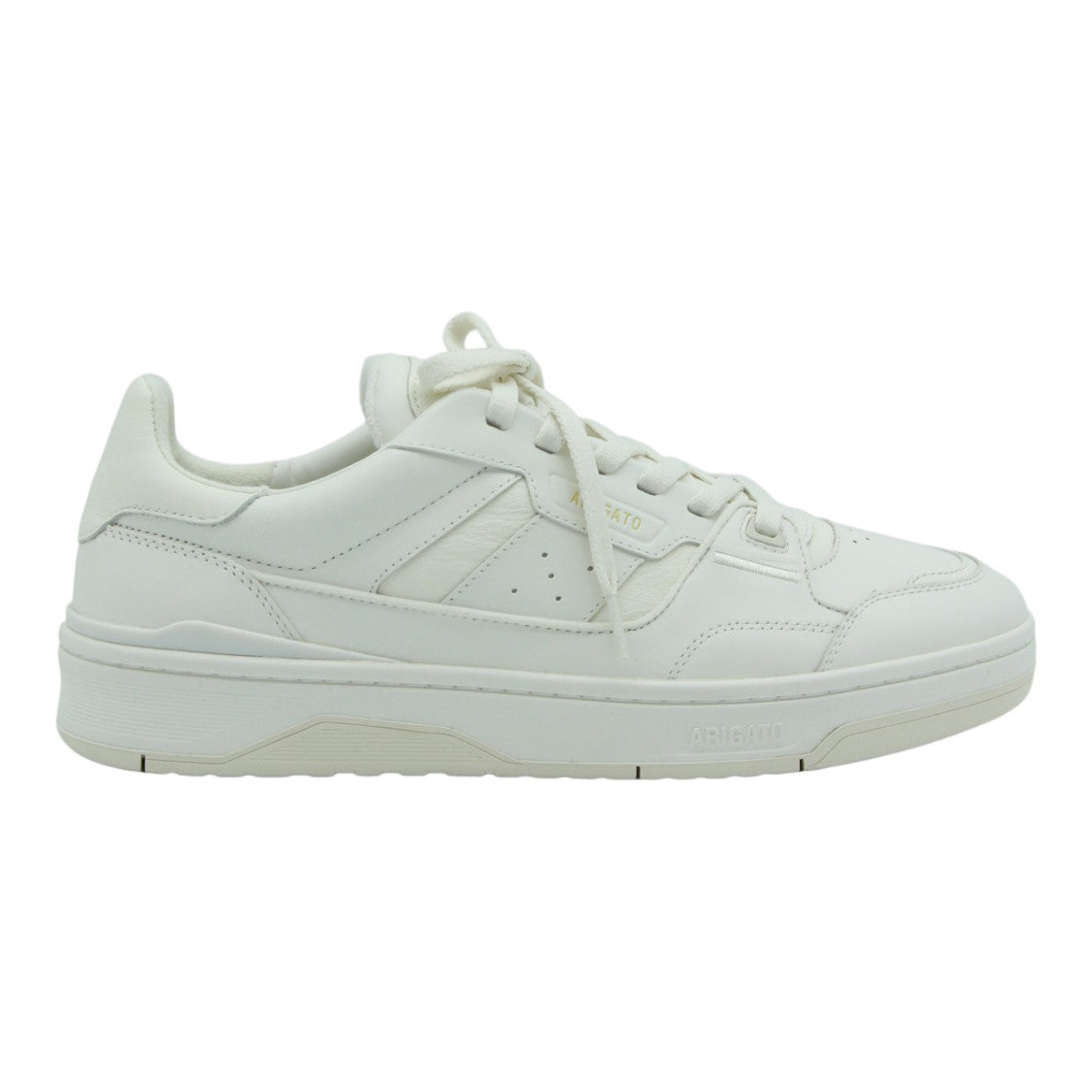 Axel Arigato Minimalist White Sneakers With Smooth Leather Panels