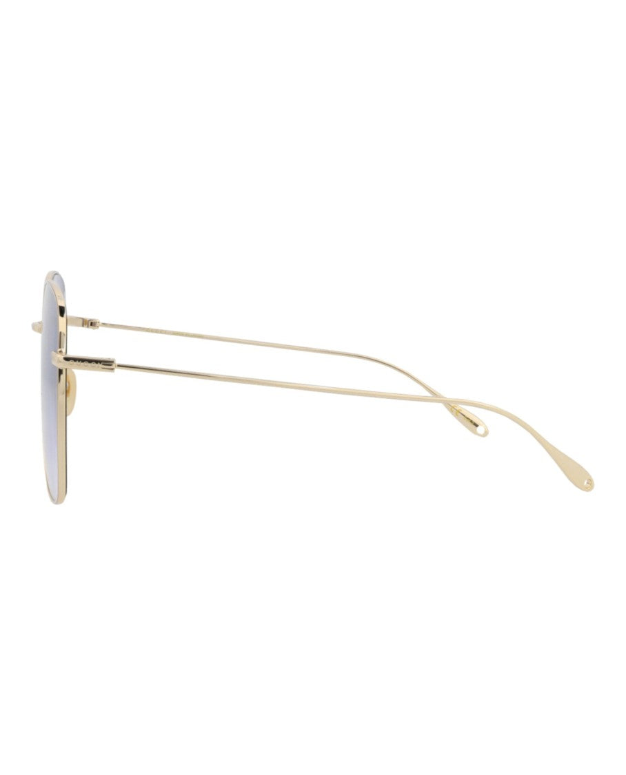 Gucci Square-Frame Metal Sunglasses With Gradient Lens