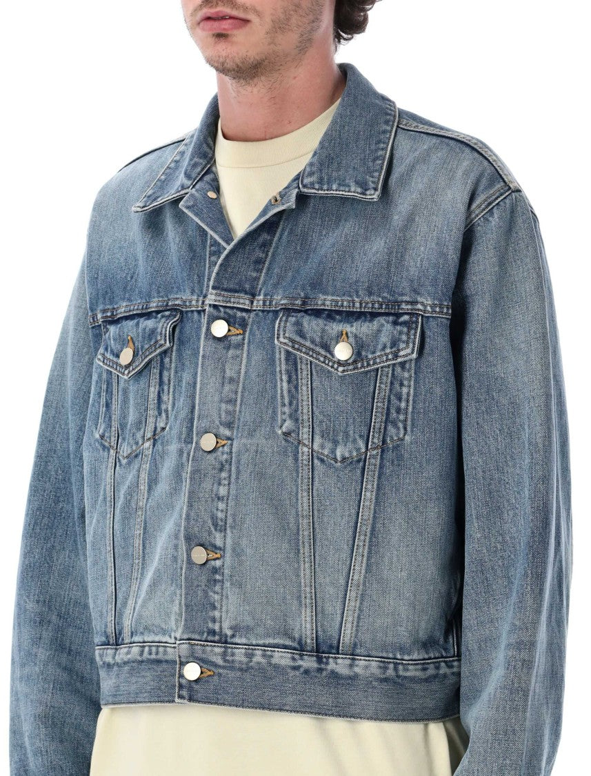 Fear Of God Medium Indigo Classic Denim Trucker Jacket