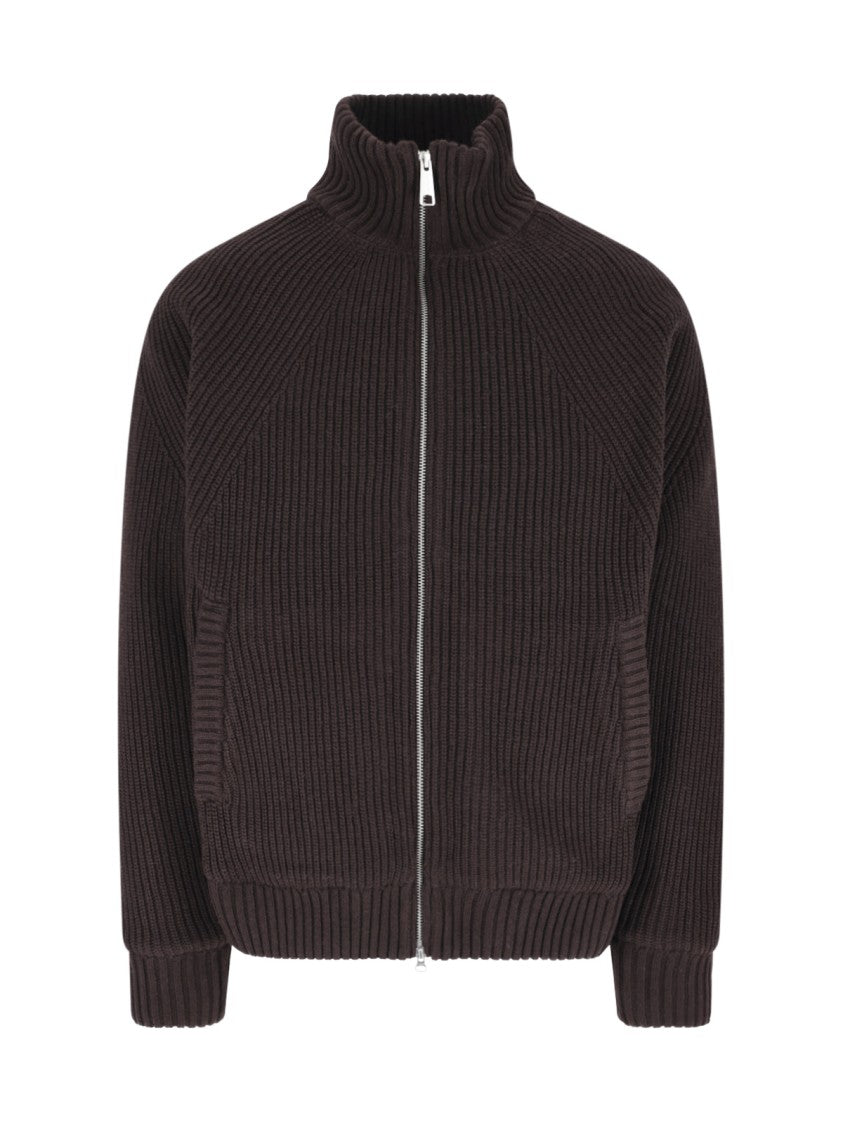Carhartt Wip Brown Banley Padded High-Neck Wool-Blend Jacket
