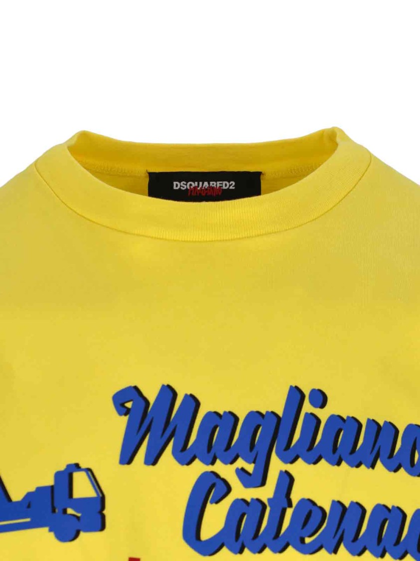 Dsquared2 Catenacci T-Shirt – Yellow