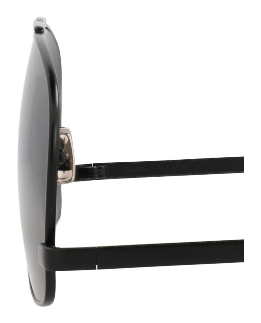 Saint Laurent Aviator-Frame Metal Sunglasses