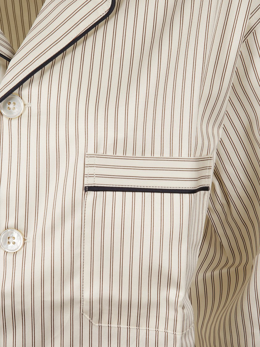 Tekla Sateen Pyjamas Shirt In Organic Cotton