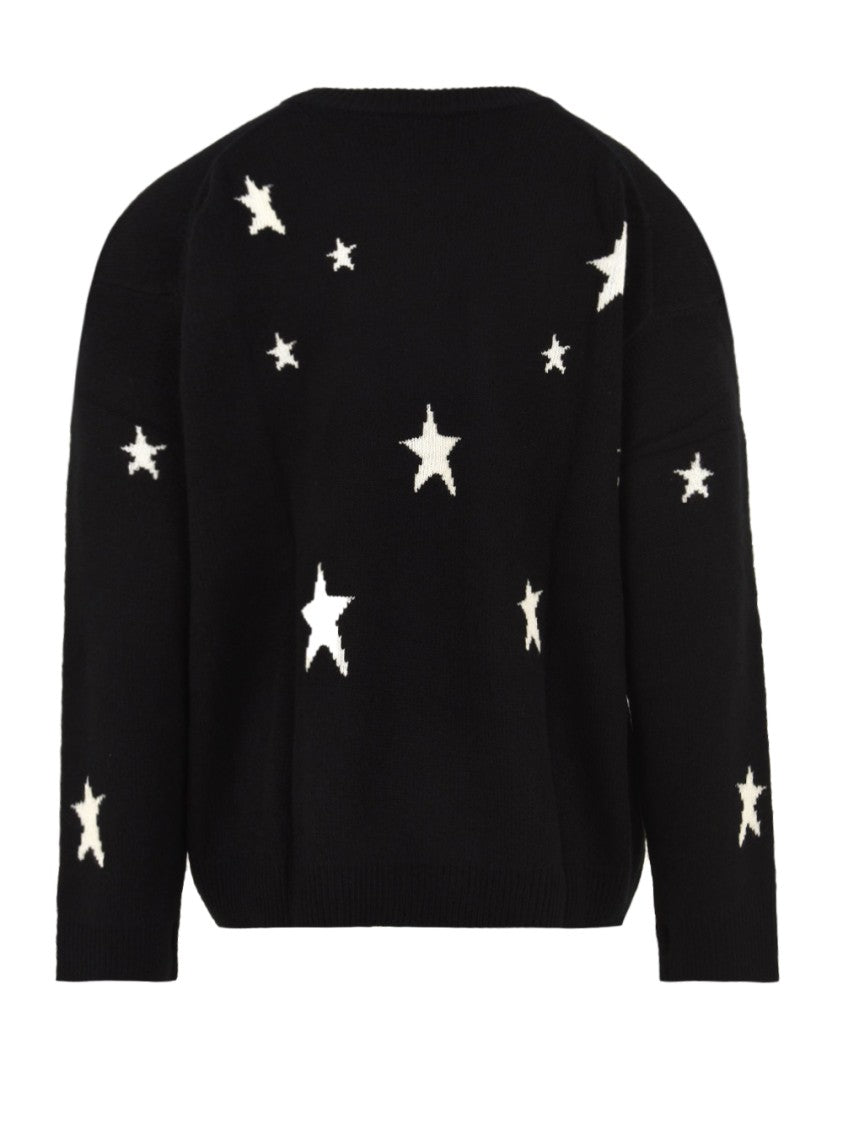 Zadig & Voltaire Relaxed Fit Black Knit Sweater