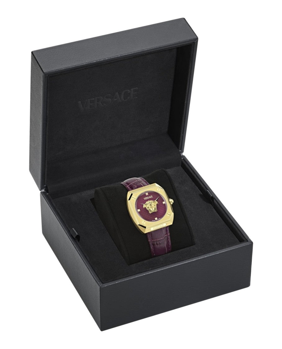 Versace Medusa Antares Leather Watch
