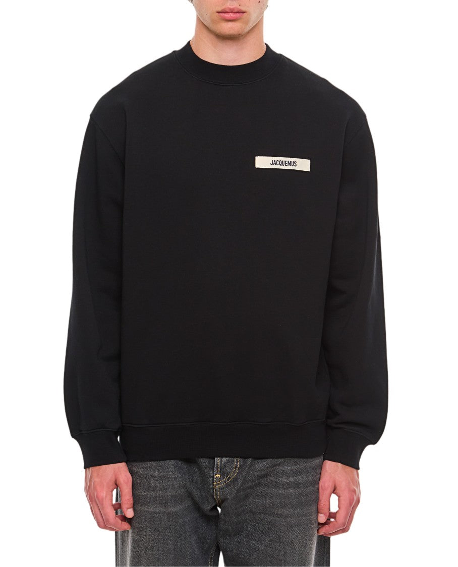 Jacquemus Black Le Gros Grain Crewneck Sweatshirt