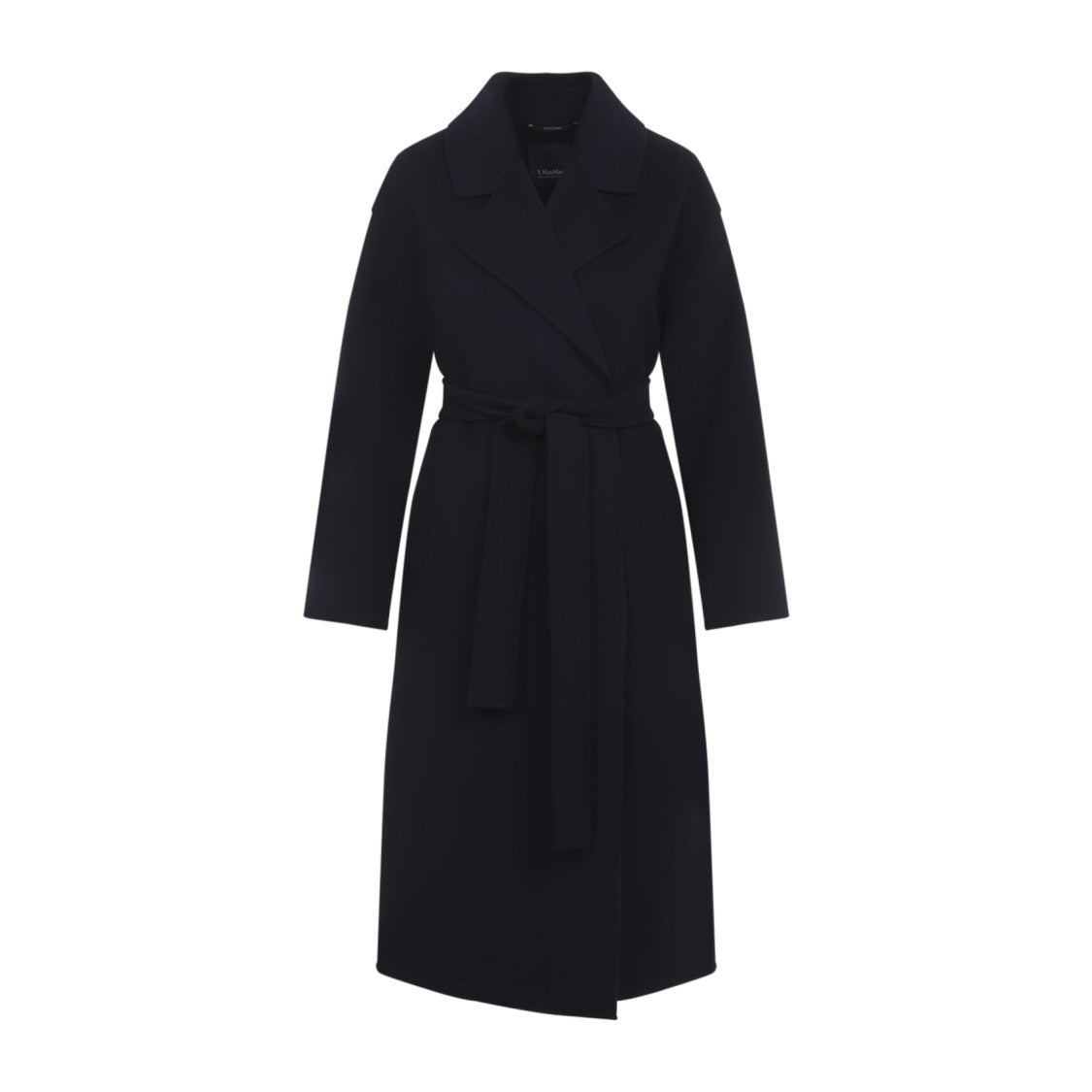 Max Mara Blue Virgin Wool Coat