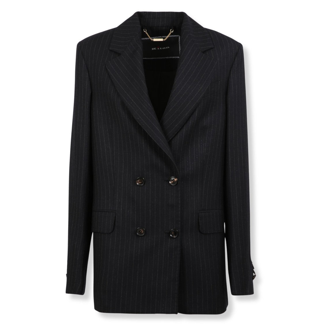 Kiton Classic Tailored Jacket With Structured Fit