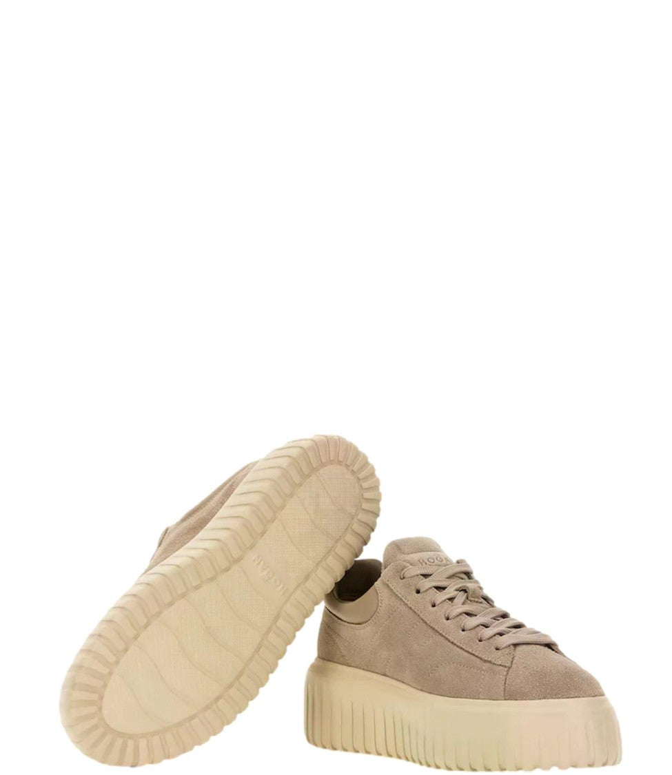 Hogan Low-Top Suede Chunky Platform Sneakers