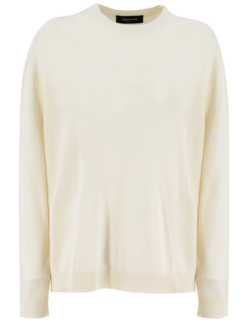 Fabiana Filippi Cashmere Blend Knit Sweater