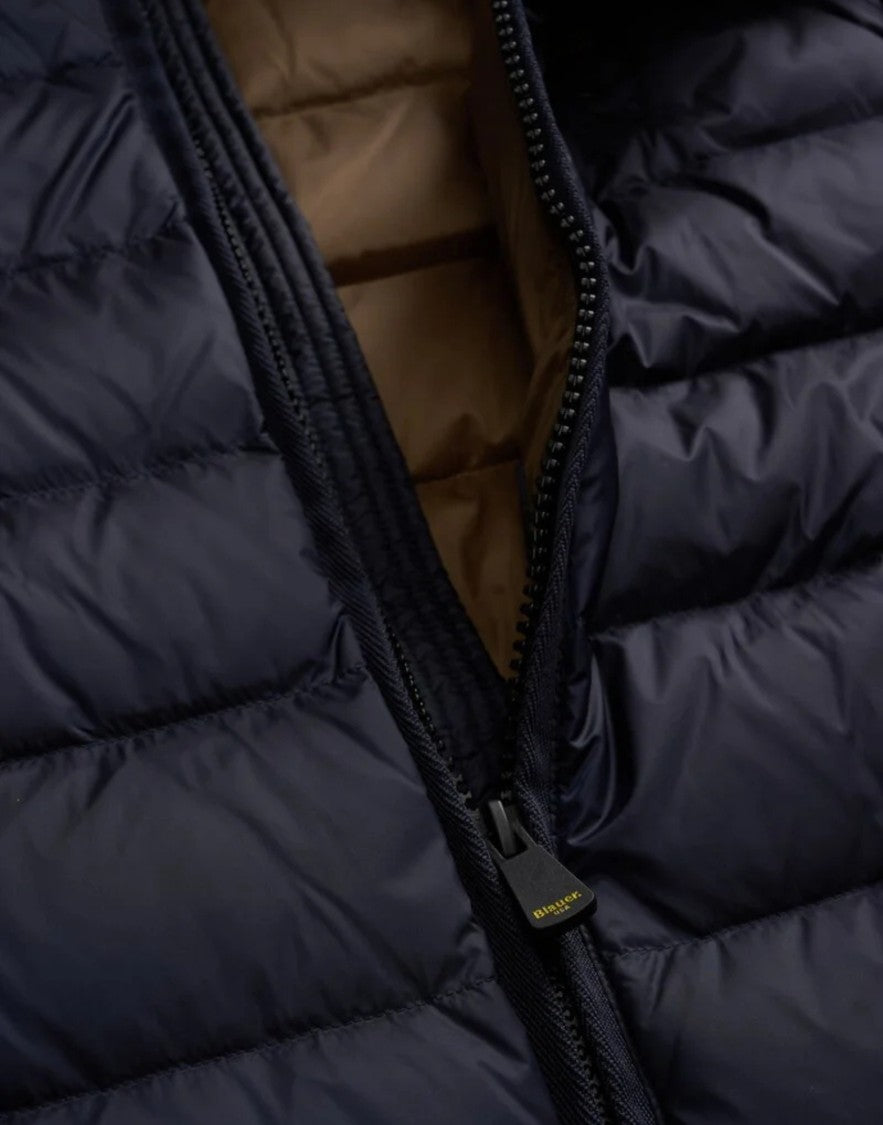 Blauer Acton Hooded Puffer Jacket With Water-Repellent Shell