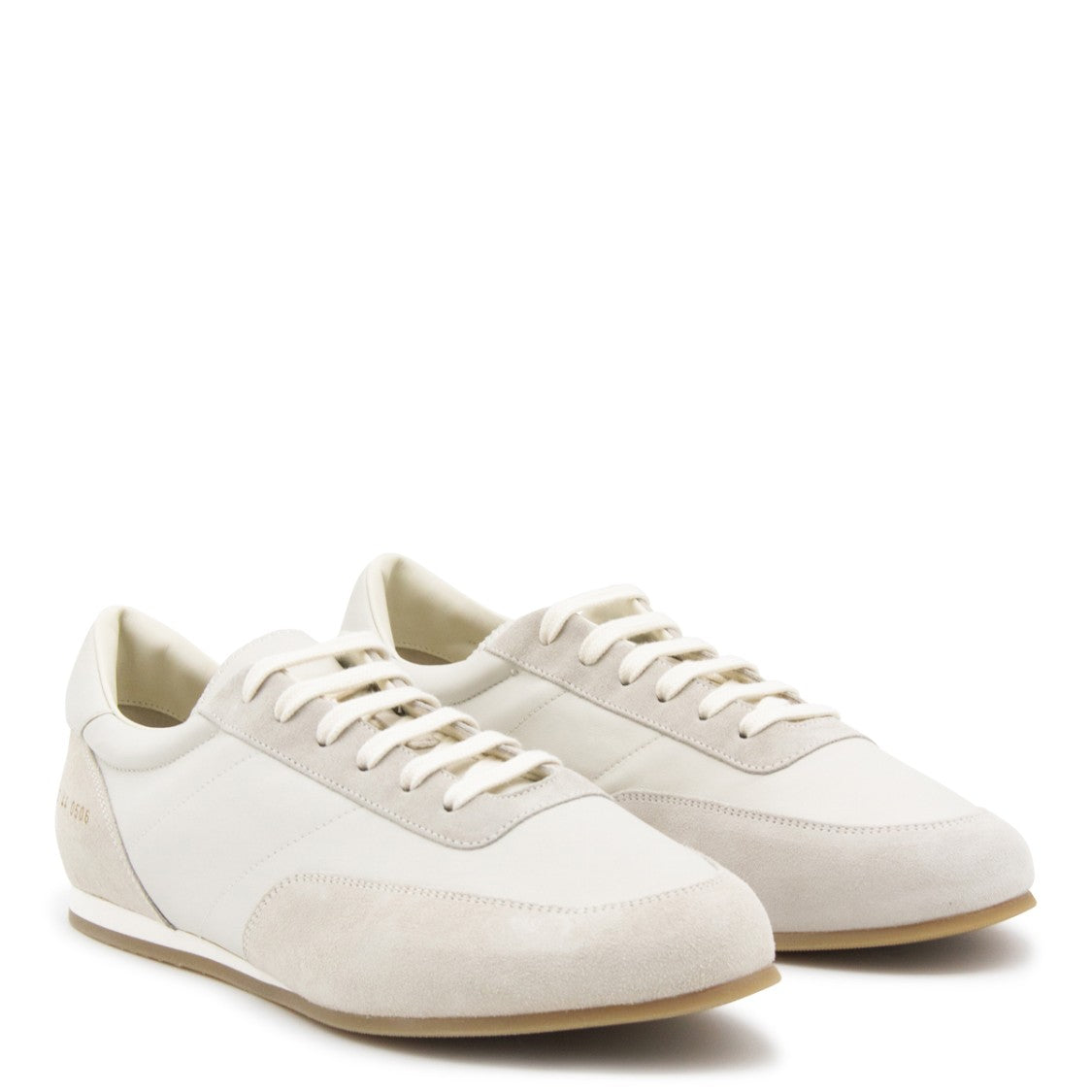 Common Projects White Leather Minimal Runner Sneakers