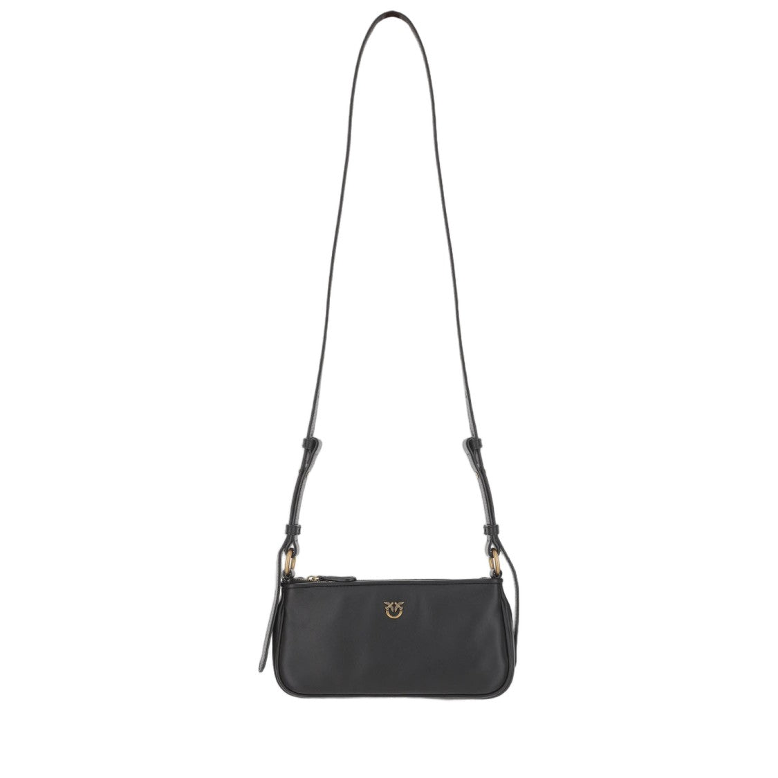 Pinko Half Moon Baguette Mini Leather Bag