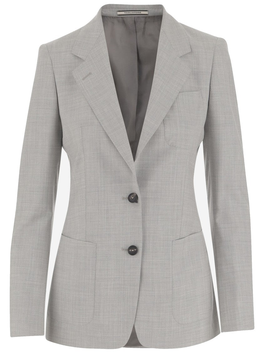 Tagliatore Tailored Virgin Wool Blazer